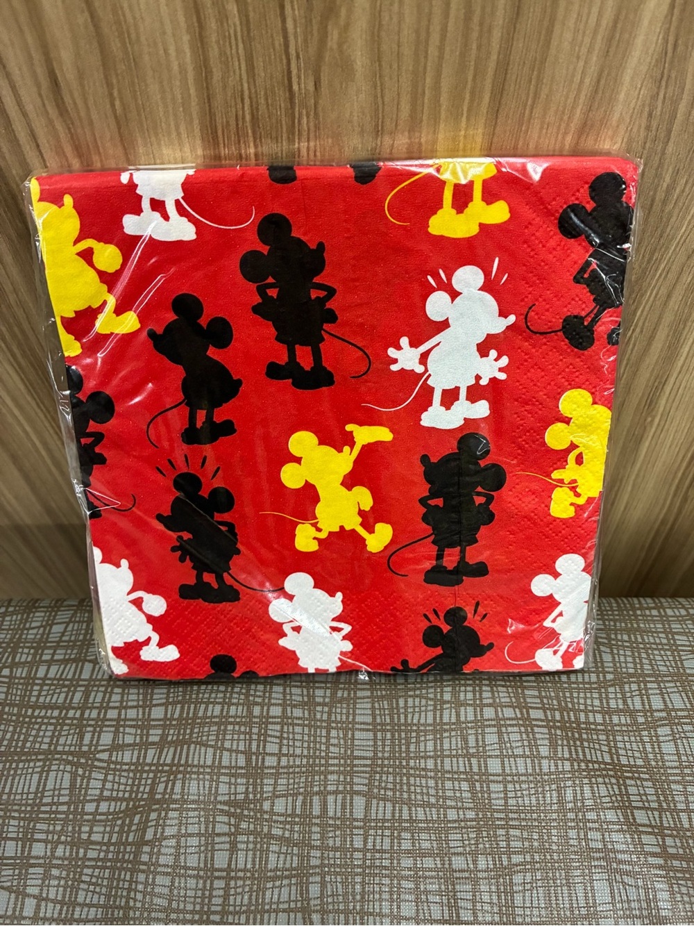 🍭$4🍭 NEW DISNEY Mickey Mouse Paper Napkins 16ct Red Black Yellow White